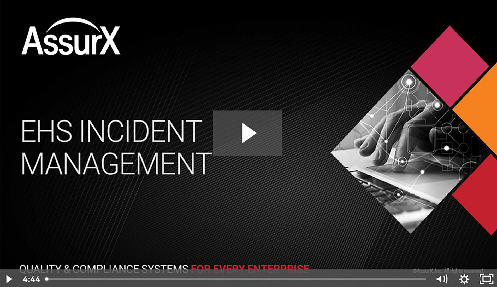 AssurX EHS Incident (EHSQ) Management Demo Video