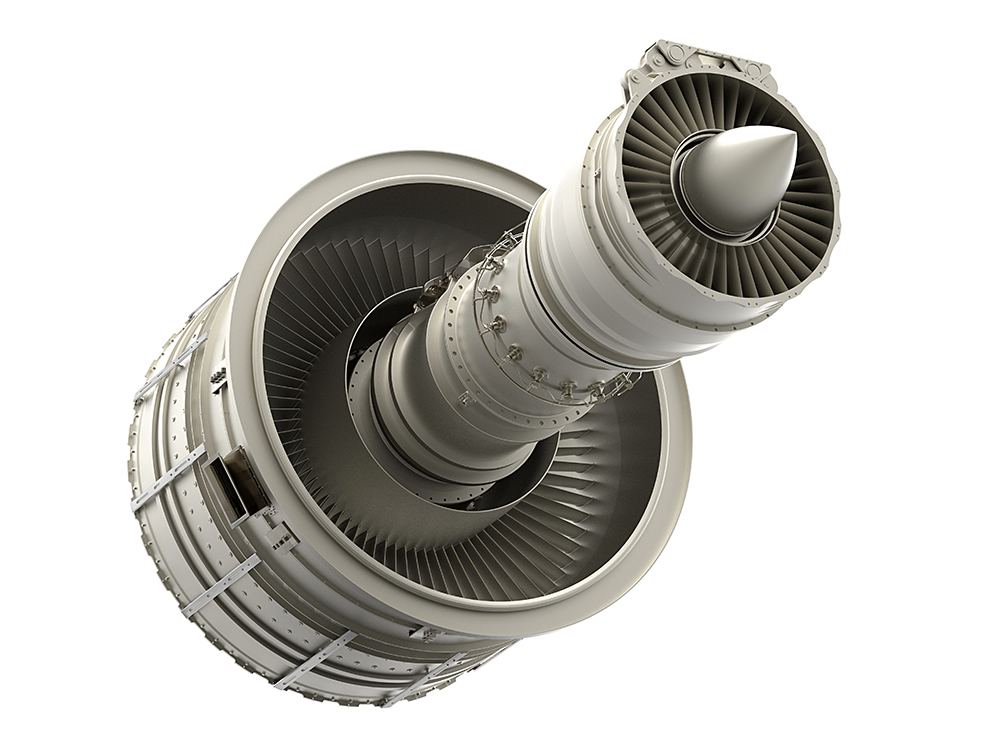 Titanium turbine engine