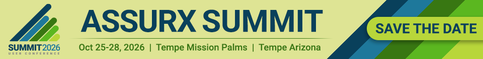 Save-the-date-summit-2025 AssurX Summit 2026 in Tempe, AZ | October 25 - 28, 2026