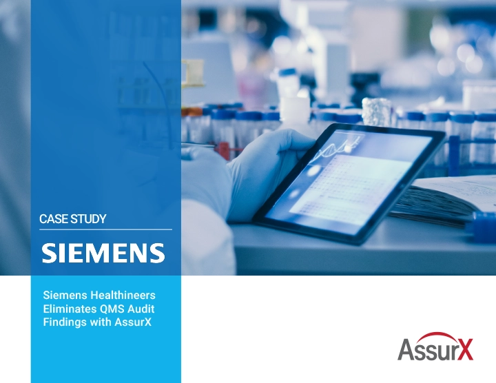Siemens Healthineers Eliminates QMS Audit Findings with AssurX