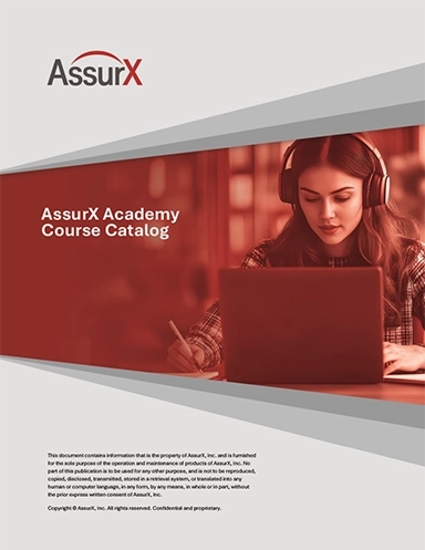 AssurX Training Services Catalog