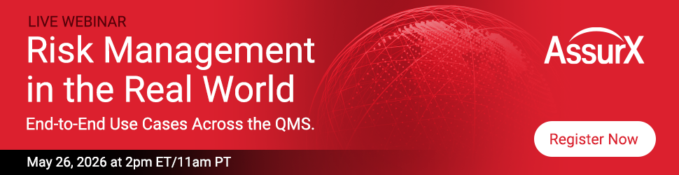 Risk Management in the Real World - AssurX