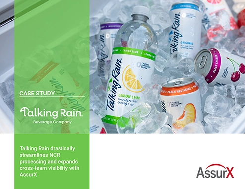 Talking Rain drastically streamlines NCR processing and expands cross-team visibility with AssurX
